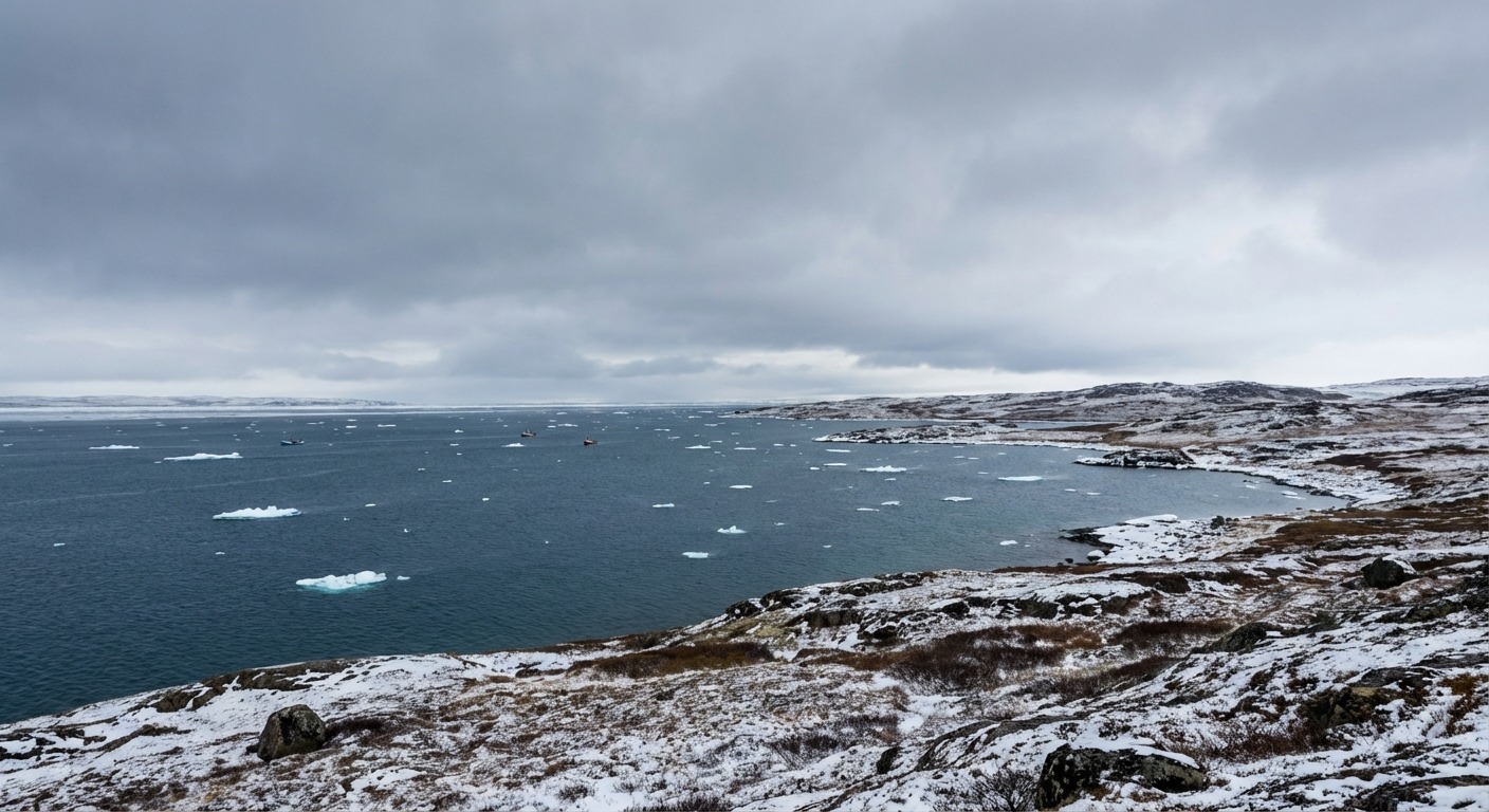 Arctic coastline similar to Coronation Gulf